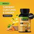 Turmeric Curcumin Supplement - 240 Capsules, Non-GMO with BioPerine & Ginger for Joint Support
