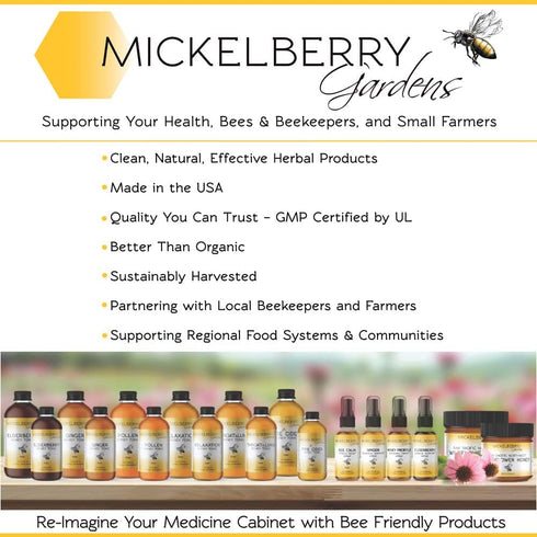Mickelberry Gardens Organic Bee Pollen Granules – 6 Oz - 100% Raw, Pure Superfood Packed with Protein, Vitamins,