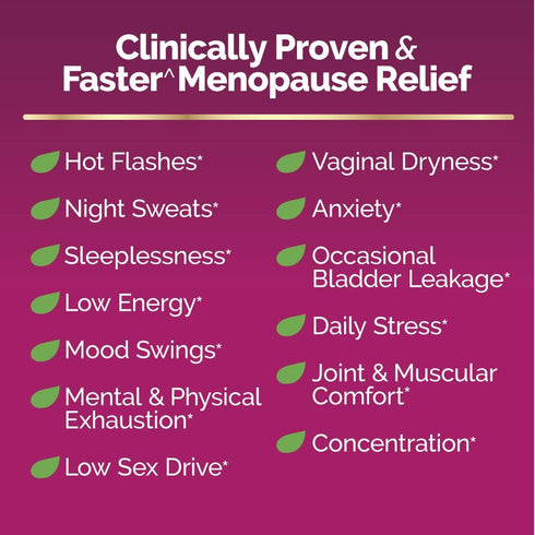Estroven Complete Multi-Symptom Menopause Supplement for Women, 28 Ct. for Menopause & Night Sweats Relief
