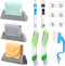 Magic Window Cleaning Brush Set, Hand-held Groove Gap Cleaning Tools for Window Blind and Sliding Door Track
