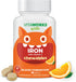 Kids Iron 10mg with Vitamin C 50mg Chewable Tablets - Tasty Natural Flavored - Vegan, Vegetarian, GMO-Free - 120