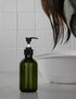 Yebeauty 10oz/300ml Pump Bottle Dispenser, Empty Plastic Refillable Soap Shampoo Containers, 2-Pack Green