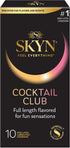 SKYN 36 Count 10 Count Elite Ultra-Thin Condoms and Cocktail Club Flavored Condoms
