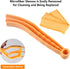 2pcs Window Venetian Blind Cleaner Duster Tool, 7 Finger Blind Duster Brush & Shutter Cleaner Brushes with Washable