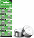 jixik 10pcs AG10 Button Cell Batteries LR1130 Button Cell Battery 1.5V 1130 Battery
