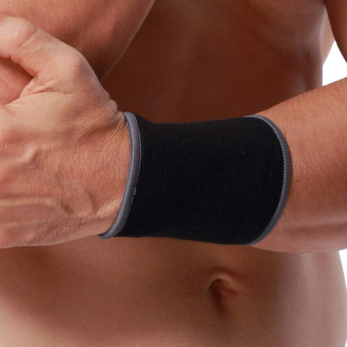 NeoTech Care Wrist Band Support Sleeve - Elastic & Breathable Compression Brace for Tennis, Gym, Sport (Size XXL)
