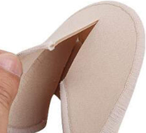 Toe Pouches Pads, Gel Cover for Women's 6-10, Protects Toes or Feet for Dance, Ballet, Point Shoes - 1 Pair