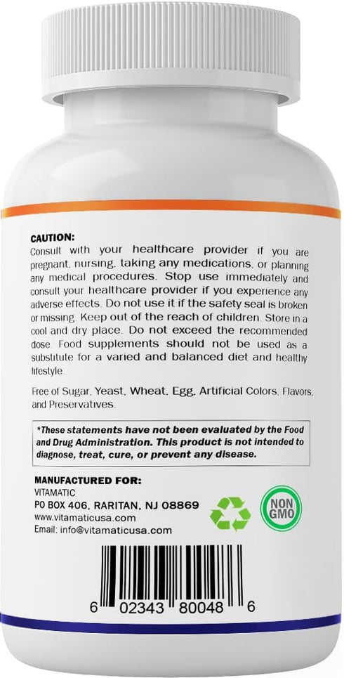 Vitamatic Icelandic Cod Liver Oil Capsules 1250mg 120 Softgels (Lemon Flavor) - Promotes Cardiovascular Health