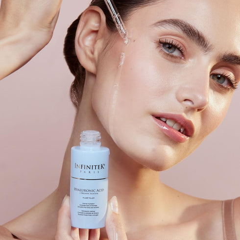 Infinitek Paris Skin Care Organic Facial Hyaluronic Acid Serum - 1 Fl Oz Hydrating Face Serum, Premium Anti-Aging