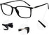 MARE AZZURO Men's Stylish Reading Glasses, Classic Rectangle Readers +275