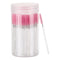 100 Pcs Disposable Mascara Wands, Crystal Eyebrow Spoolies Brush for Eyelash Extensions, Makeup Applicators with