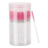 100 Pcs Disposable Mascara Wands, Crystal Eyebrow Spoolies Brush for Eyelash Extensions, Makeup Applicators with