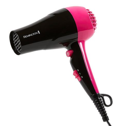 Remington Compact Styler - Small & Portable Hair Dryer, Ceramic Blow Dryer with 2 Heat/Speed Settings, Travel Size