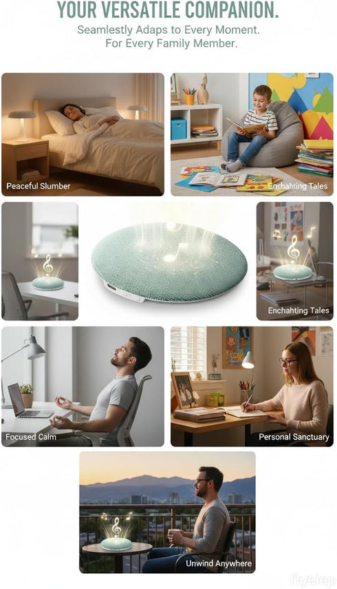 XIAOROUBAO 11mm 4 Settings, 6.0, 30 Under Pillow Bluetooth Sleep Speaker, Ultra Thin with Timer Bluetooth Hour