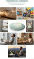 XIAOROUBAO 11mm 4 Settings, 6.0, 30 Under Pillow Bluetooth Sleep Speaker, Ultra Thin with Timer Bluetooth Hour