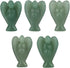mookaitedecor Set of 5 Assorted Crystal Angel Figurines, 1.5 inch Mini Guardian Angel Statue for Home Decoration