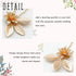 Unicra Wedding Hair Pins Flower Hair Set, Decorative Bridal Accessories for Women Pack of 3