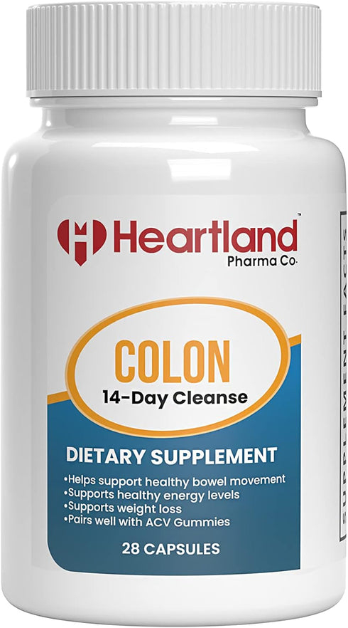 Colon Cleanse Capsules | 14-Day Detox & Cleanser Formula, Advanced Gut Cleanse for Men & Women