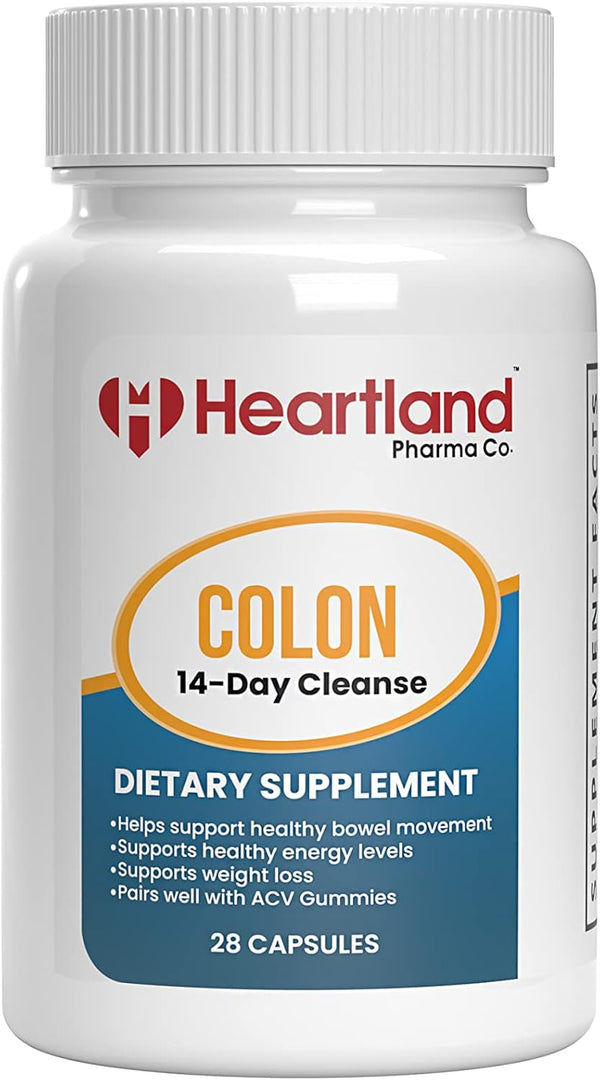 Colon Cleanse Capsules | 14-Day Detox & Cleanser Formula, Advanced Gut Cleanse for Men & Women