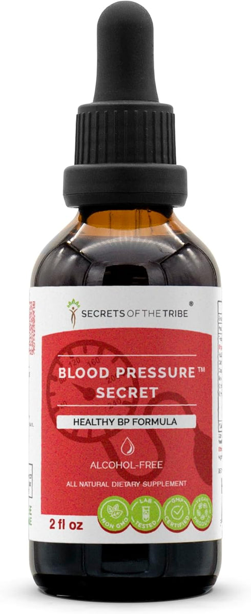 Secrets of the Tribe - Blood Pressure Secret, Healthy Circulation Formula, Herbal Supplement Blend Drops (2 fl oz)