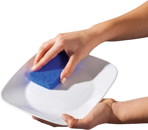 Handy Gourmet Silicone Sponges – Kitchen and Dish Scrubber, Fragrance, Mildew, Odor Free (Set of 4)