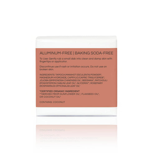 Little Seed Farm All Natural Deodorant Cream, Aluminum Free, 2.4 Ounce, Rosemary Patchouli