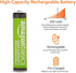 Amazon Basics 24-Pack Rechargeable AAA NiMH Batteries, 850 mAh, High-Capacity, Recharge up to 500x Times