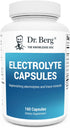 Dr. Berg Electrolyte Capsules - Sugar Free Electrolyte Supplements for Energy, Endurance, and Hydration - 160 Caps