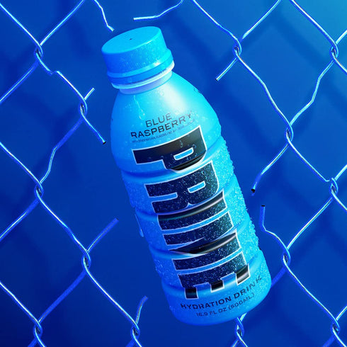 PRIME Hydration BLUE RASPBERRY Sports Drinks, Electrolyte Enhanced, 12 Pack of 16.9 Fluid Ounce