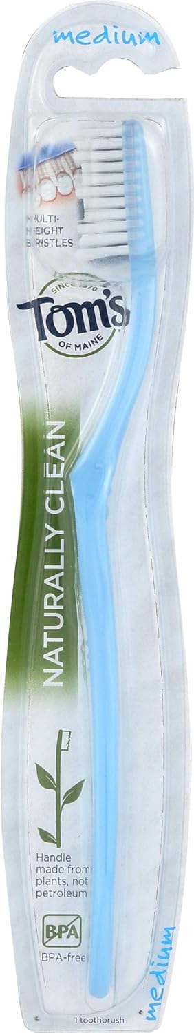 Tom's of Maine, Naturally Clean Toothbrush, Medium