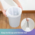 Drawstring Garbage Bags, 8 Gallon Thickened Stretchy, 100 Count for Bathroom, Bedroom, Kitchen, Office, Living Room