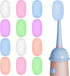 Xixter 12 Pack Silicone Toothbrush Covers for Travel, Tooth Brush Cover Cap for