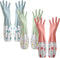 3pcs Dishwashing Cleaning Gloves, Waterproof Reusable Kitchen Long Gloves for Laundry, Cleaning, Working, Gardening