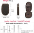 Set CONTACTS Full Grain Leather Empty Manicure Case Travel Nail Clipper Pouch for Men Personal Care Tools Pouch By