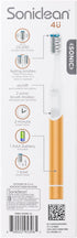 Soniclean 4U Sonic Electric Toothbrush for Adults, Bronze, Battery Powered, Unisex