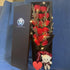 Lisa's Full House Set Luxury Rose Bouquet Gift Box with LED Lights, Teddy Bear and Heart Card, Premium Double Layer