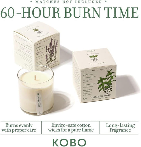 KOBO Wild Tomato Vine Candle, 9 oz | Plantable Box Collection | 100% Pure Soy Wax | Hand-Poured in USA