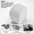 Annhua Dental Orthodontic Retainer Case, Travel Denture Cup Holder, Soaking Box for Cleaning and Storage