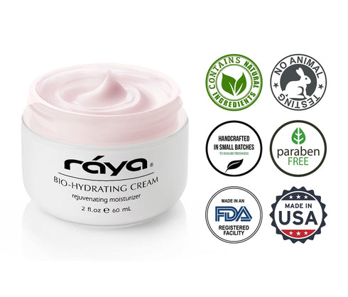 Raya Bio-Hydrating Cream (303) | Light Moisturizing Face Cream for Non Problem Skin, Tones, Firms, Hydrates