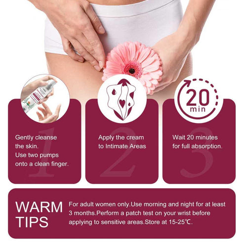 Libiti 50g Estriol Cream for Women, Silky Peach Vaginal Estrogen Cream, Menopause Relief: Hormone Balance, Treat Night