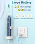 Electric Toothbrush Set with 8 Brush Heads, IPX7, Rechargeable Sonic Toothbrush for Adults, Travel Case, 5 Modes, Timer