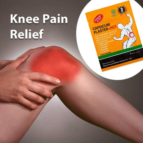 KONGDY Capsaicin Patches, 30 Counts, Max Strength Hot Capsicum Plaster for Weaken Back/Neck/Knee/Joints