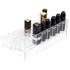 Hedume 2 Pack Lipstick Holder, 40 Slot Acrylic Makeup Organizer, Clear Cosmetic Display Case