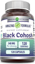 Amazing Formulas Black Cohosh Supplement | 540 Mg per Serving | 120 Capsules | Non-GMO, Gluten-Free