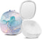 Retainer Case with Mirror and Ventilation Holes, Mouth Guard and Denture Case, Orthodontic Aligner Case (Blue Marble)