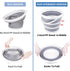 2 Pack Collapsible Buckets, 10L 2.6 Gallon Cleaning Bucket, Folding Portable Small Plastic Water Supplies