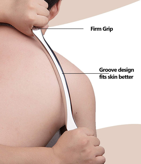 Seaside Brother Stainless Steel Gua Sha Scraping Massage Tool - IASTM Tools Help Relieve Sore Muscles - Great Soft