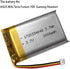 1000mAh 3.7V Battery Replacement for ASUS ROG Strix Fusion 700, Turtle Beach Stealth Headsets, JBL TOUR ONE