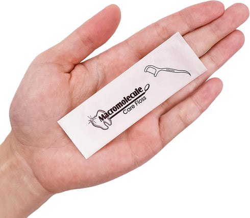 200 Pack Dental Flossers, Each Individually Wrapped, Travel Floss Picks for Oral Care