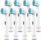 Toothbrush Heads for Oral B - 8 Pack Professional Electric Replacement Heads with Medium Soft Bristles